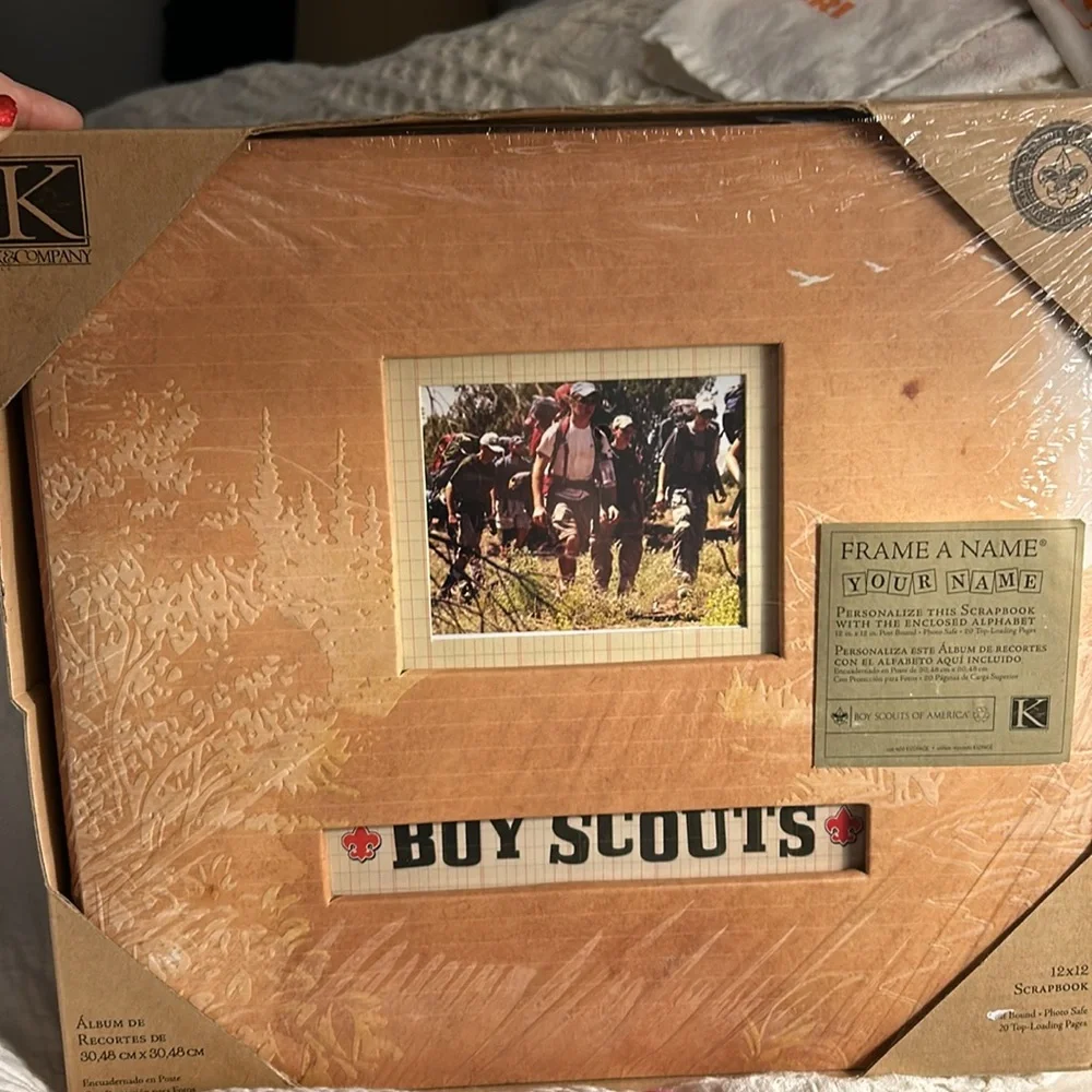 New Boy Scouts of America 12x12 scrapbook album K & Company scrapbooking